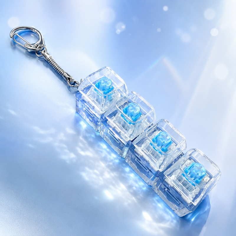 キーカチ4 LED付き｜カスタムできるストレス発散グッズ【送料込み】