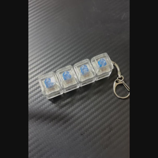 キーカチ4 LED付き｜カスタムできるストレス発散グッズ【送料込み】