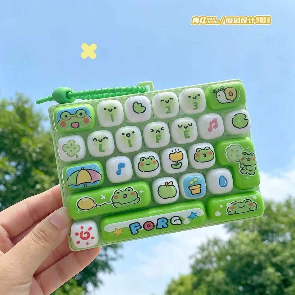 【ZLMO】アニマル ミニキーボード キーホルダー｜26キーデザイン
